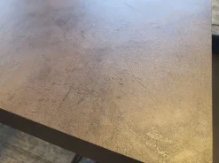 Tavolino moderno Ray corten di Easyline a prezzo scontato