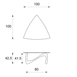 Tavolino moderno Tetris di Stones a prezzo scontato