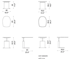 Tavolino Ozzio modello Zoom in OFFERTA OUTLET