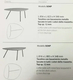 Tavolino Stone del marchio Maronese acf a prezzi outlet