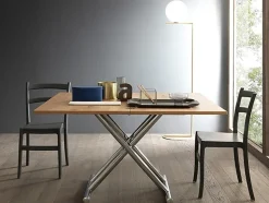 Tavolino trasformabile in tavolo in legno Universe Altacom in Offerta Outlet