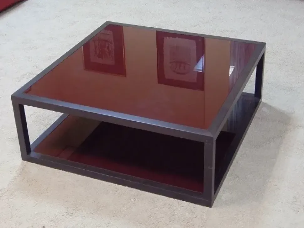 Tavolino Wengè in vetro Tonin casa sconto del 54%