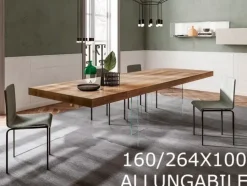 Tavolo Air allungabile 160x100 Lago in OFFERTA OUTLET -41%