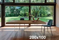 Tavolo Air fisso 200x100 wildwood di Lago scontato del 23%