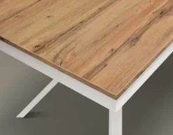 Tavolo Allungabile base metallo Collezione esclusiva in altri materiali Allungabile scontato 40%