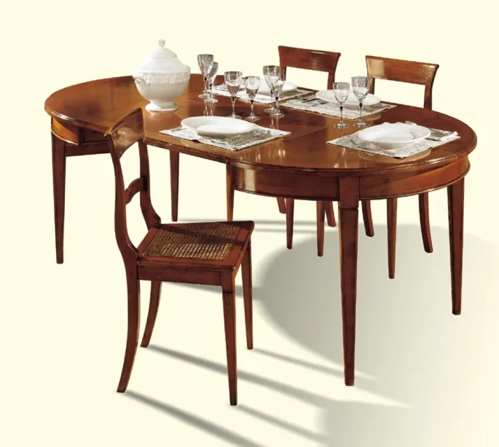 Tavolo allungabile Modello quadrifogli Artigianale