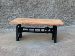 Tavolo allungabile Tavolo allungabile crank con manovella Outlet etnico a prezzo scontato