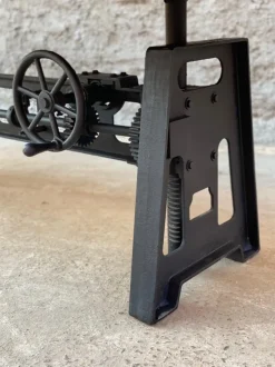 Tavolo allungabile Tavolo allungabile crank con manovella Outlet etnico a prezzo scontato