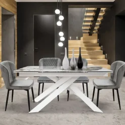 Tavolo allungabile Tavolo calacatta Mobilificio bellutti a soli 685 Euro