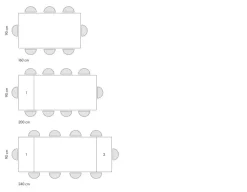 Tavolo allungabile Tavolo  calacatta Mobilificio bellutti a soli 685 Euro