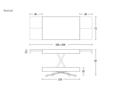 Tavolo Altacom Double PREZZI OUTLET -0%