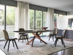 Tavolo Artistico Bontempi in vetro Fisso scontato 20%