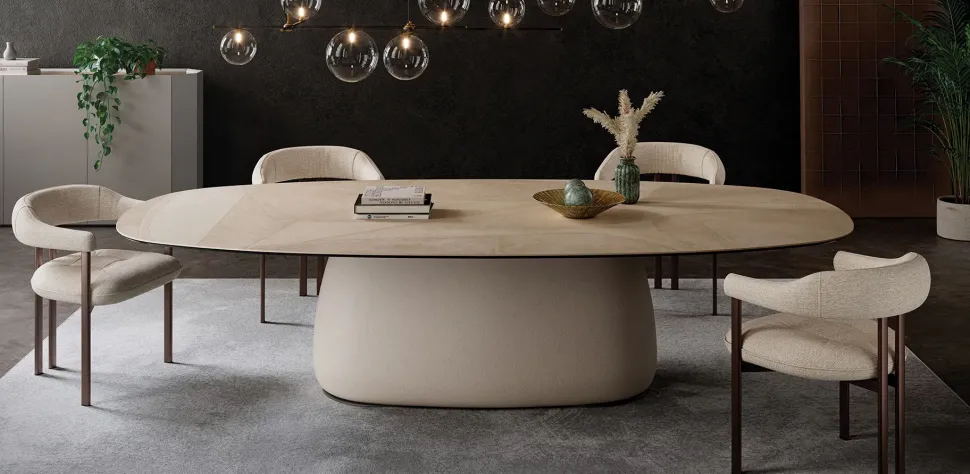 Tavolo Botero keramik di Cattelan italia scontato del 30%