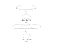 Tavolo Bravo Ozzio in OFFERTA OUTLET