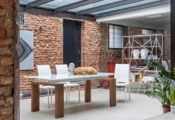 Tavolo Brooklyn Tonin casa in vetro Fisso scontato 33%