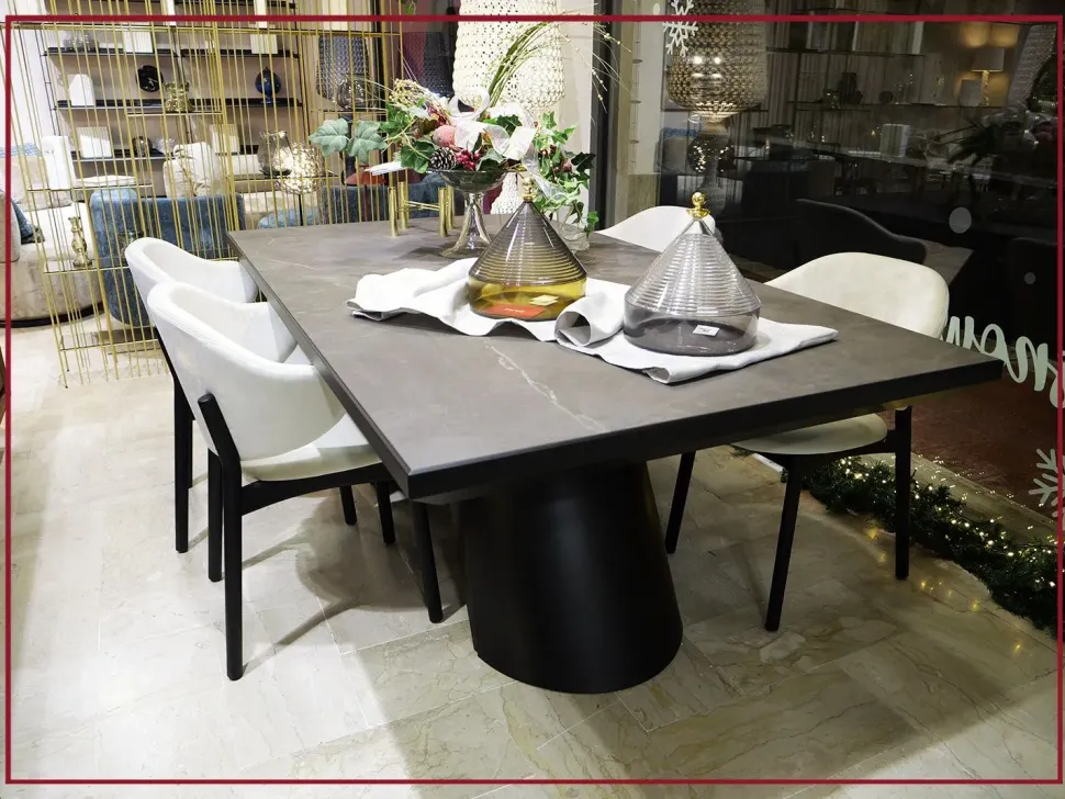 Tavolo Calligaris con piano in ceramica rettangolare, OUTLET!