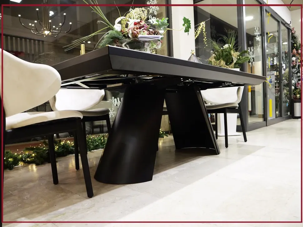 Tavolo Calligaris con piano in ceramica rettangolare, OUTLET!