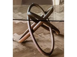 Tavolo Carioca Cattelan italia in vetro Fisso scontato 25%