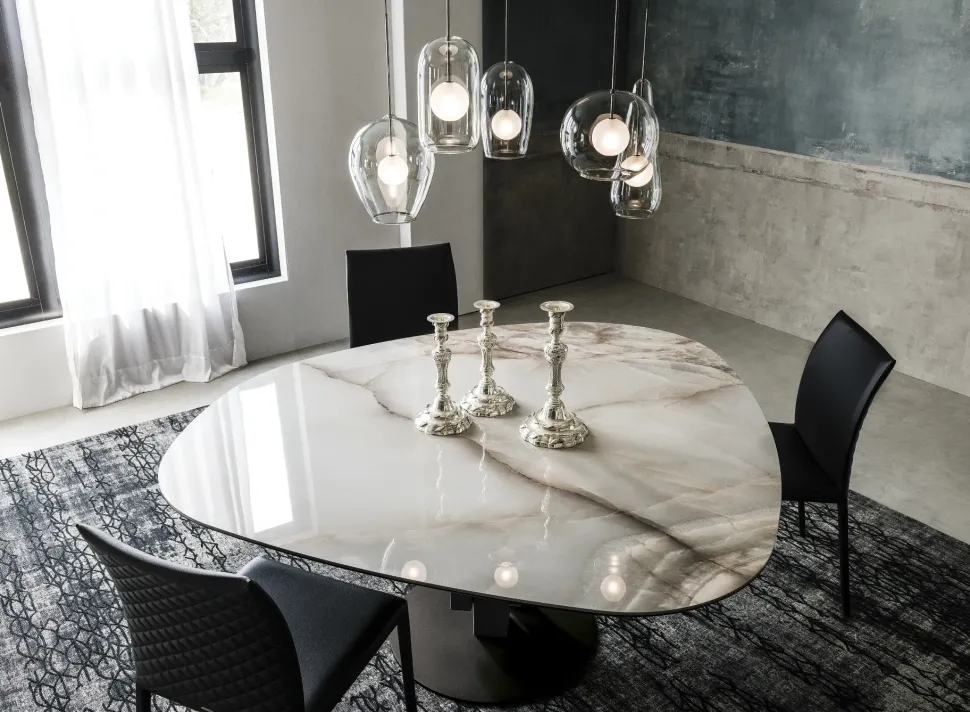 Tavolo Cattelan Italia in ceramica sagomata. Prezzo Outlet!