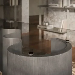 Tavolo Cattelan italia Papel glass PREZZI OUTLET -40%