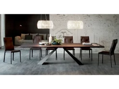 TAVOLO Cattelan Eliot wood SCONTATO a PREZZI OUTLET