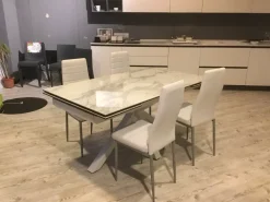 Tavolo Ceramica 1 cod. om/313/mb Stones in ceramica Allungabile