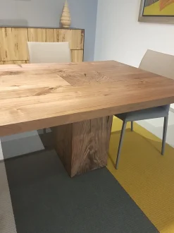 Tavolo con piano in legno rettangolare di Riva 1920 a PREZZO OUTLET