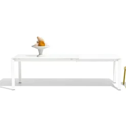 Tavolo con piano in vetro rettangolare di Connubia a PREZZO OUTLET