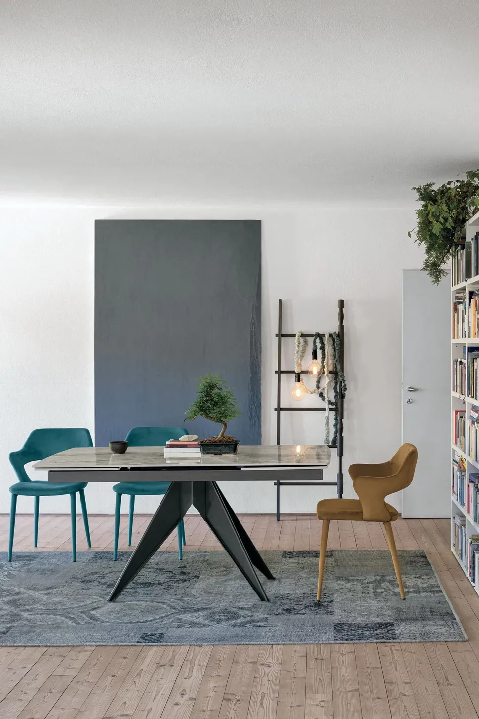 Tavolo con piano in vetro rettangolare di Collezione esclusiva a PREZZO OUTLET