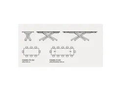 TAVOLO Connubia Duel SCONTATO a PREZZI OUTLET  affrettati