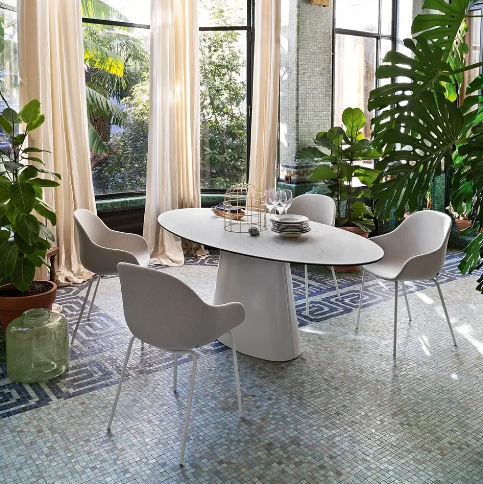 TAVOLO Connubia Ellisse ovale SCONTATO a PREZZI OUTLET