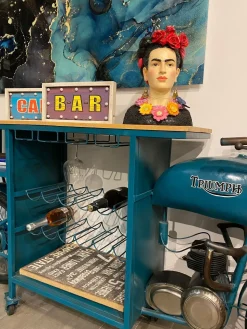 Tavolo consolle modello Bar moto Collezione esclusiva in Offerta Outlet