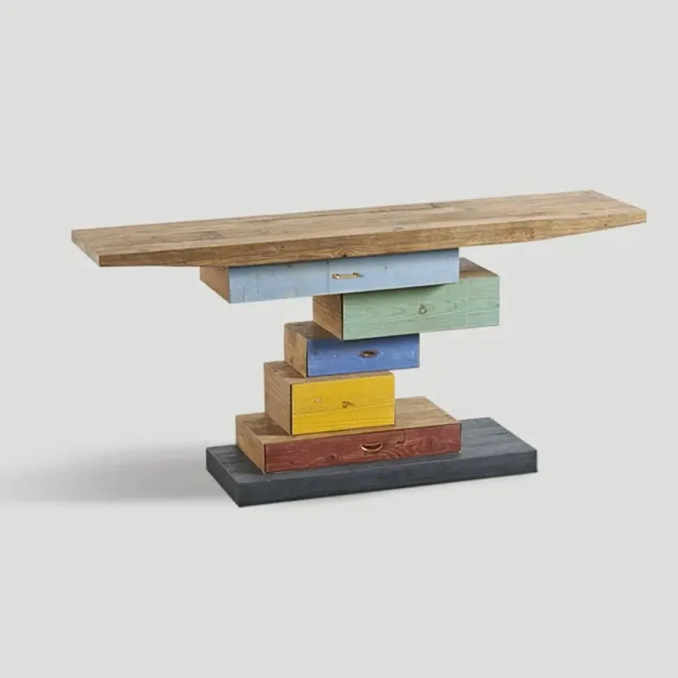 Tavolo consolle modello Consolle Dialma brown a prezzo Outlet