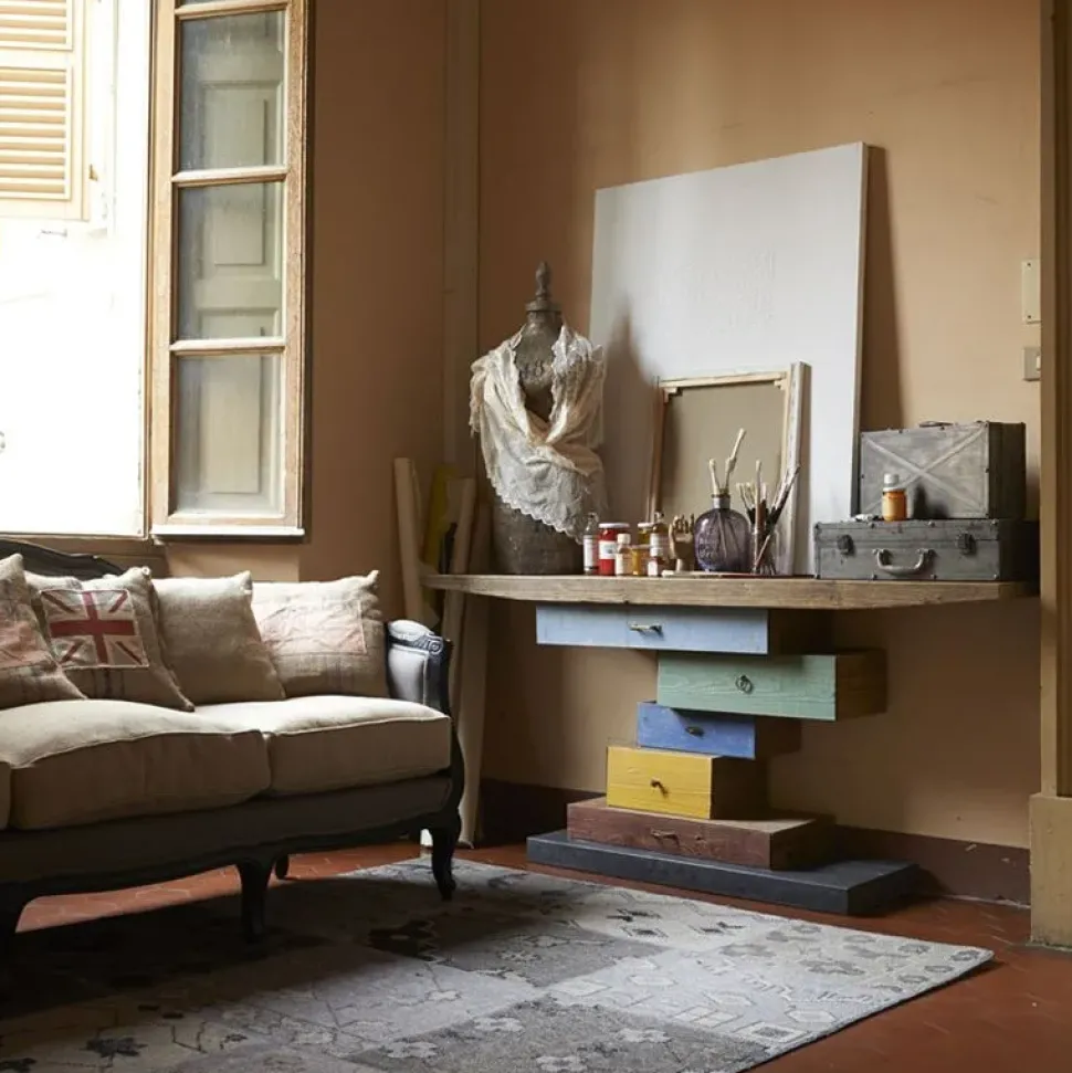 Tavolo consolle modello Consolle Dialma brown a prezzo Outlet