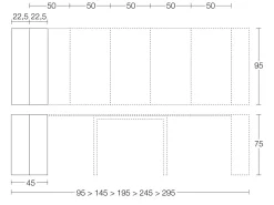 Tavolo consolle modello David Altacom a prezzo Outlet