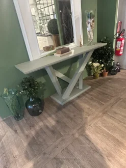 Tavolo consolle modello Eiffel Dialma brown in Offerta Outlet