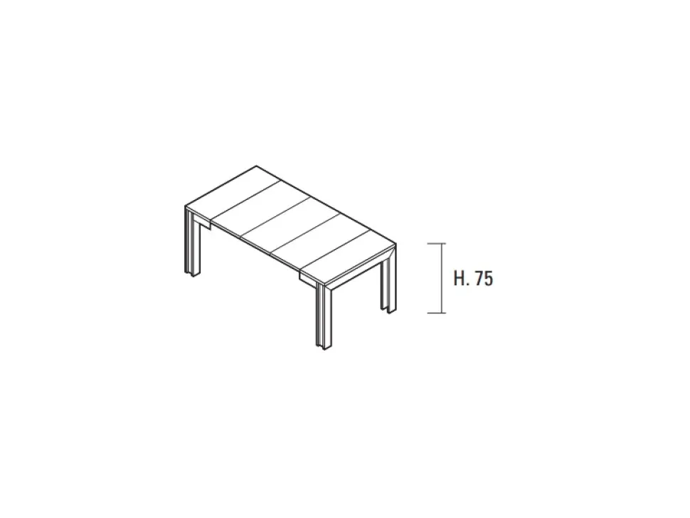 Tavolo consolle modello Mattia La primavera a prezzo scontato