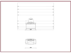 Tavolo consolle modello Ninfea con specchio Novamobili a prezzo scontato