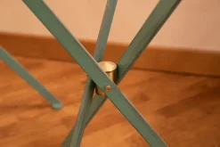 Tavolo Coppia di tavoli riva in ferro e cristallo bisellato Artigianale a prezzo ribassato