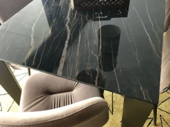 Tavolo Cruz Bontempi in ceramica Rettangolare allungabile scontato 44%