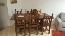 tavolo cucina classico con 6 sedie