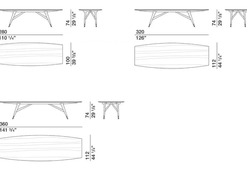 Tavolo D.859.1 Molteni & c in legno Fisso