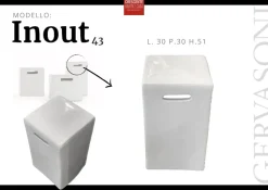 Tavolo da giardino Inout 43 a marchio Gervasoni a prezzo ribassato