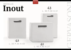 Tavolo da giardino Inout 43 a marchio Gervasoni a prezzo ribassato