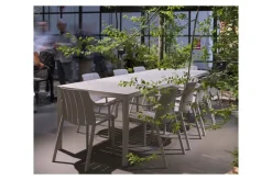 Tavolo da giardino Set tevere 210/275 con 8 tiberina nardi a marchio Nardi a prezzo scontato