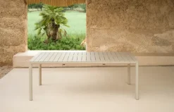 Tavolo da giardino Set tevere 210/275 con 8 tiberina nardi a marchio Nardi a prezzo scontato