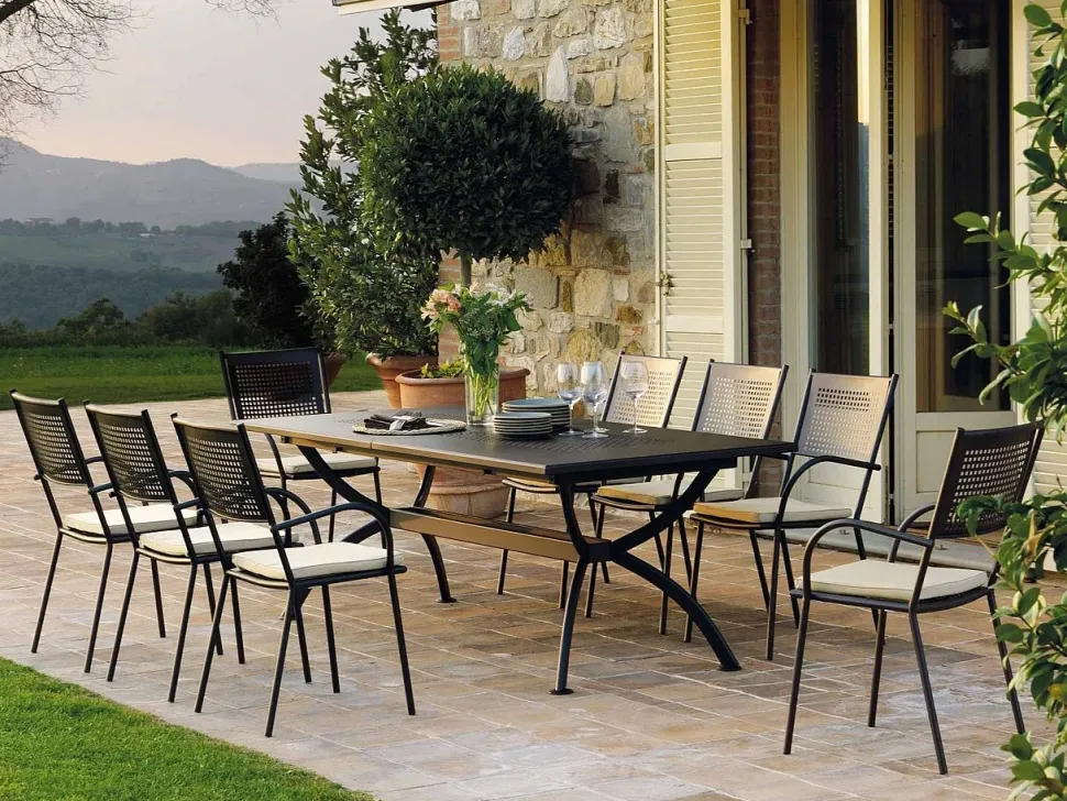 Tavolo da giardino Tavolo valentino allungabile 220/300 a marchio Vermobil a prezzo ribassato