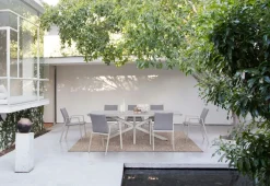 Tavolo da giardino Tavolo pascal allungabile 200/260 cm con 8 poltrone odeon rastin - bizzotto a marchio Bizzotto a prezzo ribassato