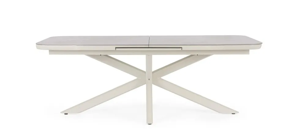 Tavolo da giardino Tavolo pascal allungabile 200/260 cm con 8 poltrone odeon rastin - bizzotto a marchio Bizzotto a prezzo ribassato