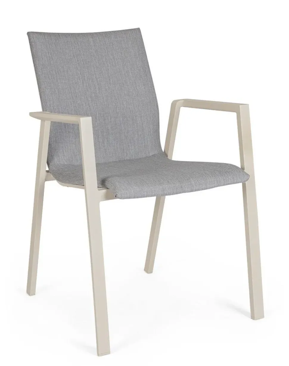 Tavolo da giardino Tavolo pascal allungabile 200/260 cm con 8 poltrone odeon rastin - bizzotto a marchio Bizzotto a prezzo ribassato